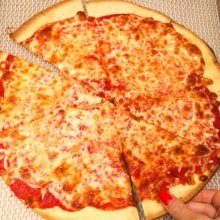 Gluten-free cheese pizza from Underground Pizza